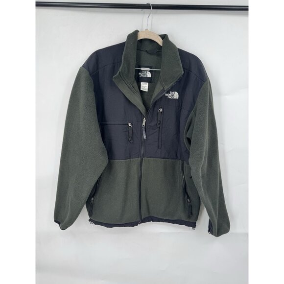 The North Face Denali Fleece Full Zip Jacket Men’s Small Green Black Outdoor - Picture 1 of 11